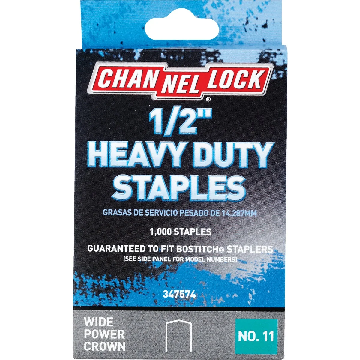 Convenient Channellock No. 11 Heavy-Duty Wide Power Crown Staple 1 2 In. 1000-Pack Casual