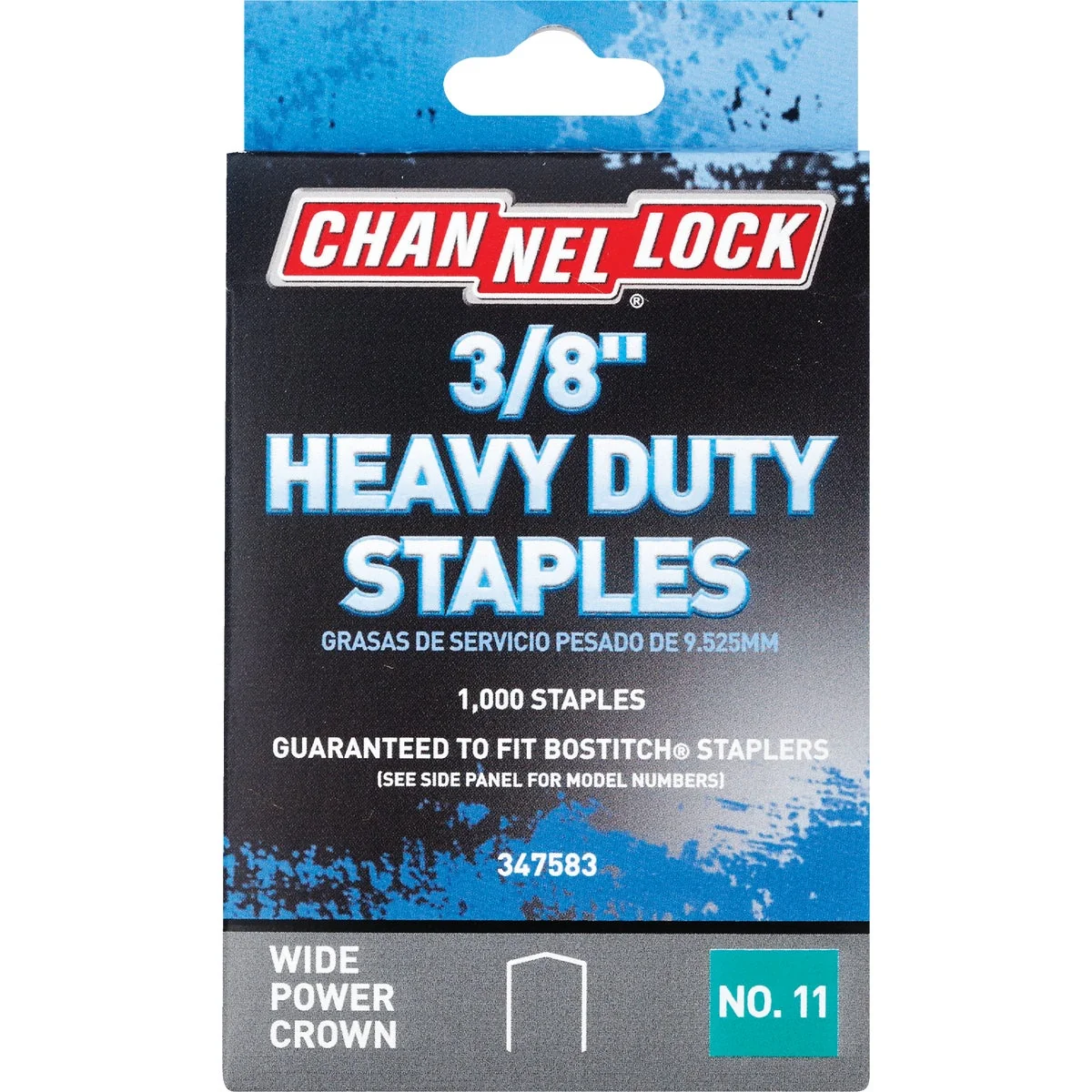 Selected Channellock No. 11 Heavy-Duty Wide Power Crown Staple 3 8 In. 1000-Pack Trusted