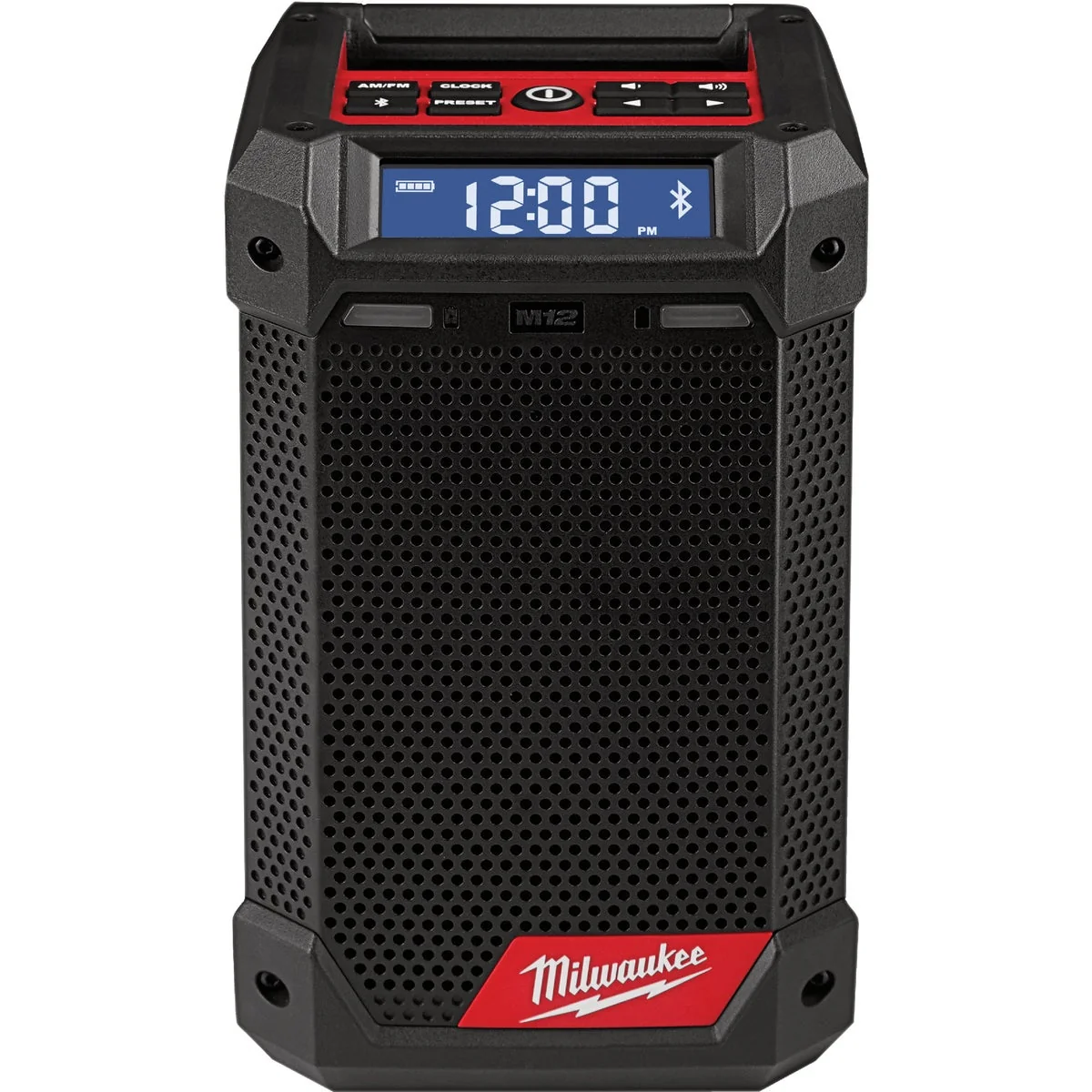 Modern Milwaukee M12 12 Volt Lithium-Ion Cordless Jobsite Radio Charger Traditional