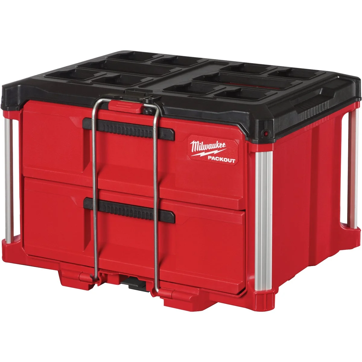 Quality Milwaukee PACKOUT 2-Drawer Toolbox 50 Lb. Capacity Stylish