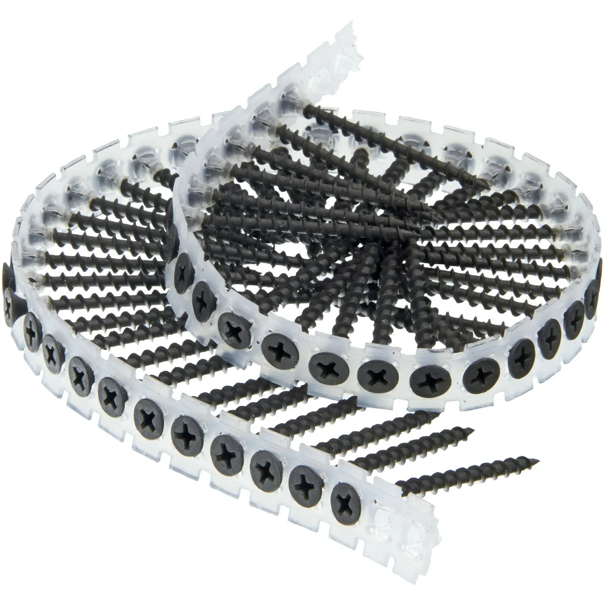 Clean Senco DuraSpin 7 x 2 In. Phillips Bugle Head Collated Drywall Screw Phospate Finish 1000 Ct. Pure