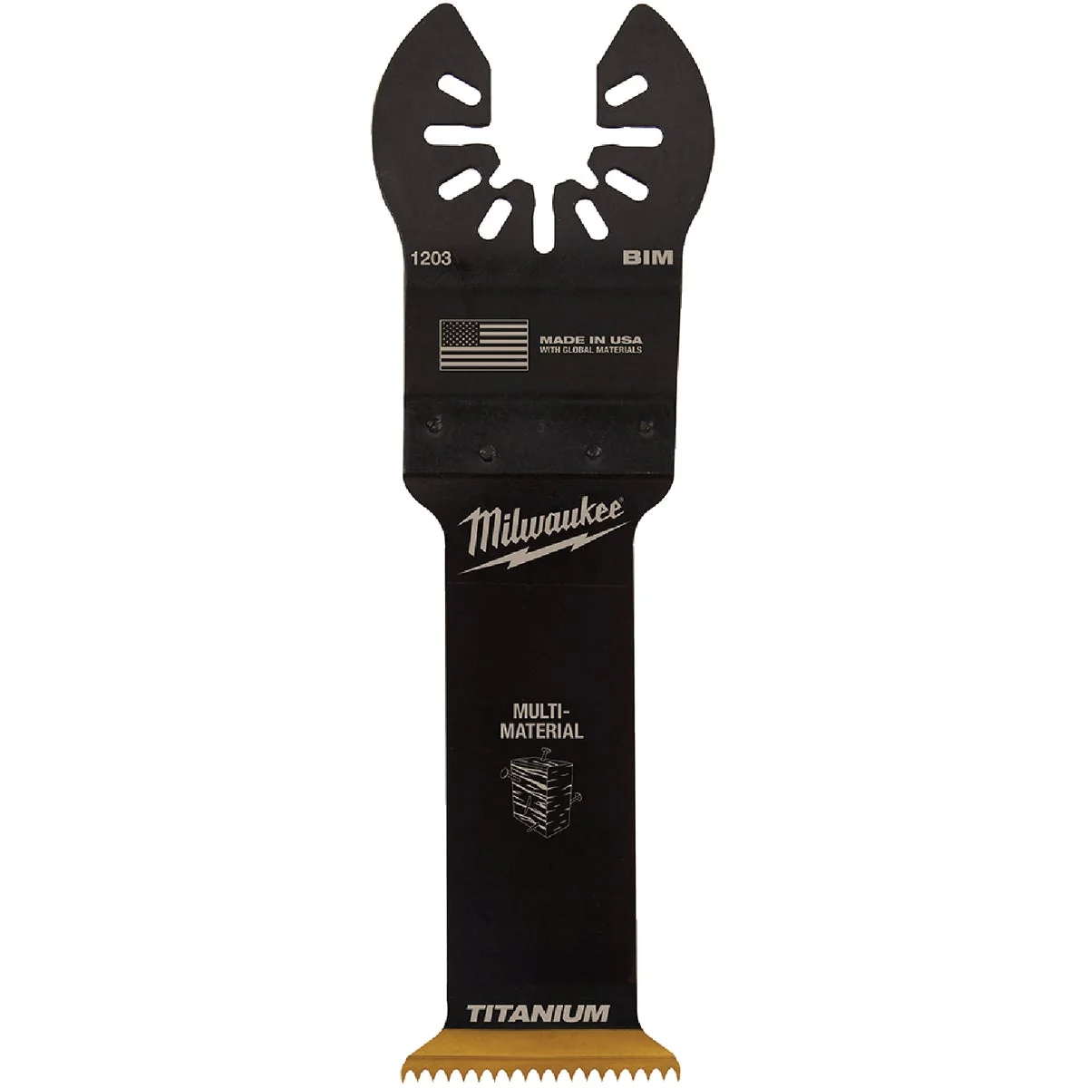 Carefully Designed Milwaukee OPEN-LOK 1-1 4 In. Titanium Enhanced Bi-Metal Multi-Material Oscillating Blade Fast