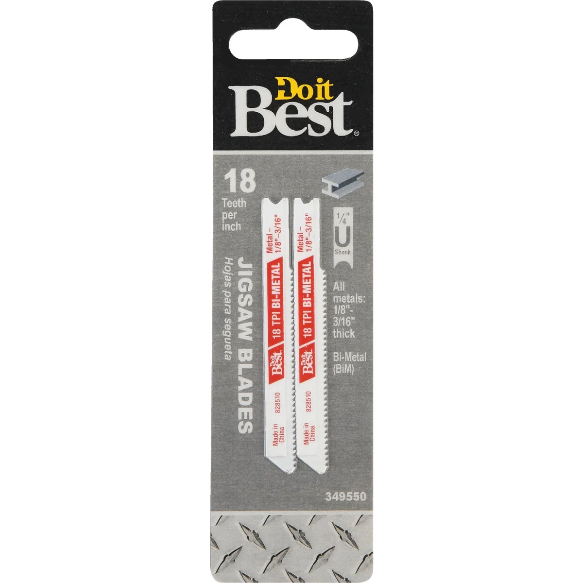 Excellent Do it U-Shank 2-3 4 In. x 17 TPI Bi-Metal Jig Saw Blade Metal 1 8 to 3 16 In. 2-Pack Solid