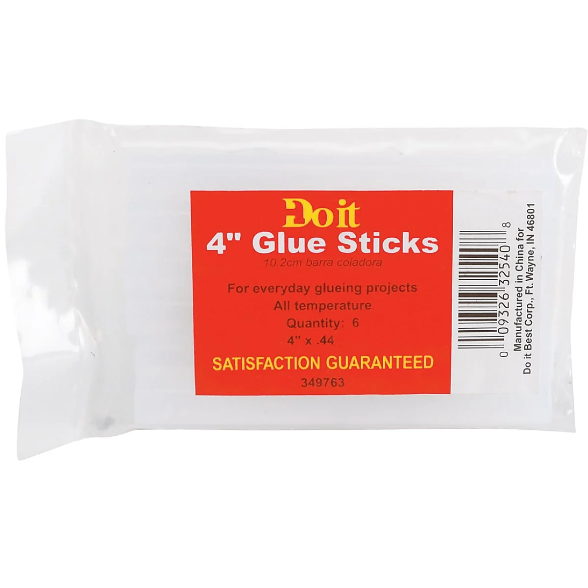 Dependable Do it 4 In. Standard Clear Hot Melt Glue 6-Pack Responsible