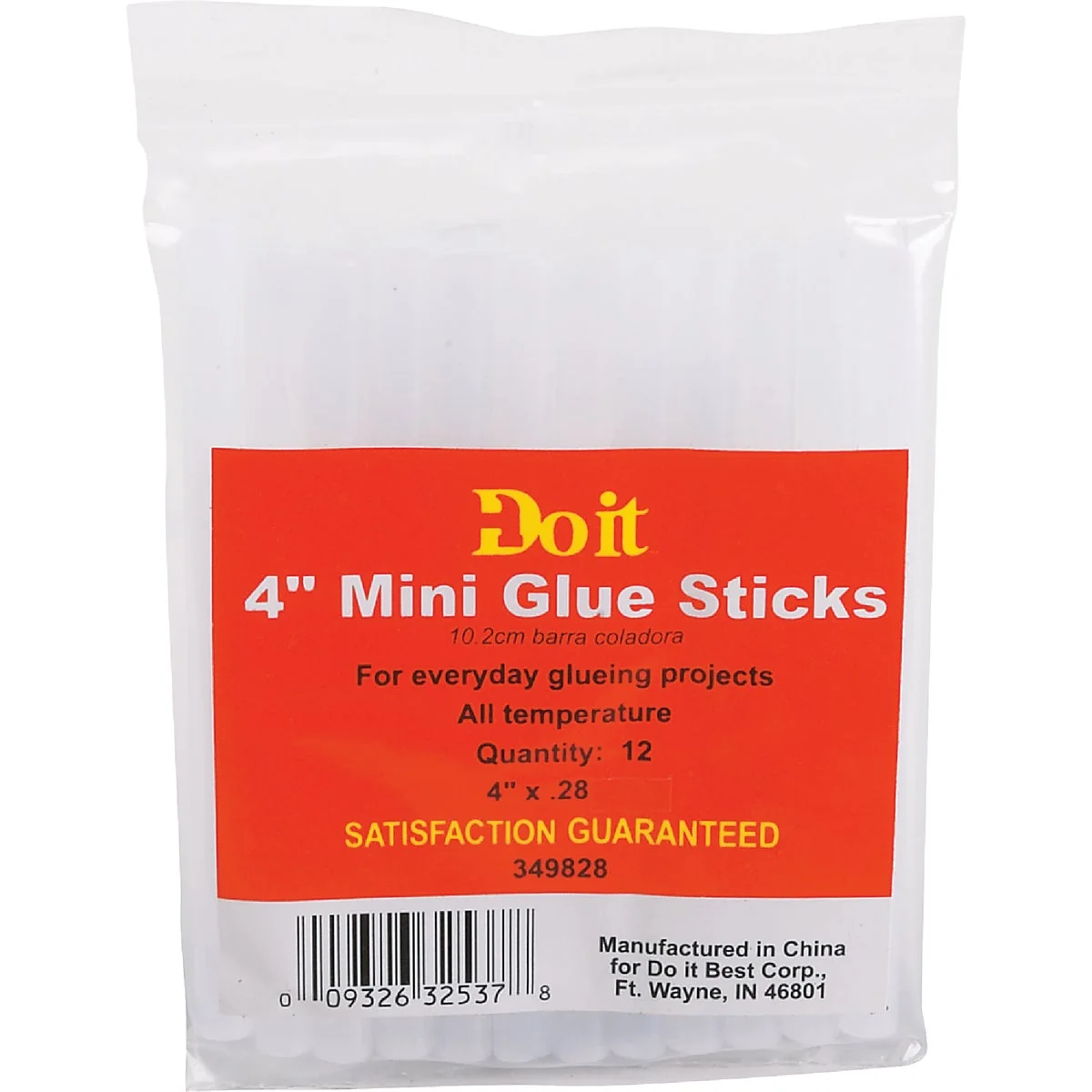 Original Design Do it 4 In. Mini Clear Hot Melt Glue 12-Pack Quality