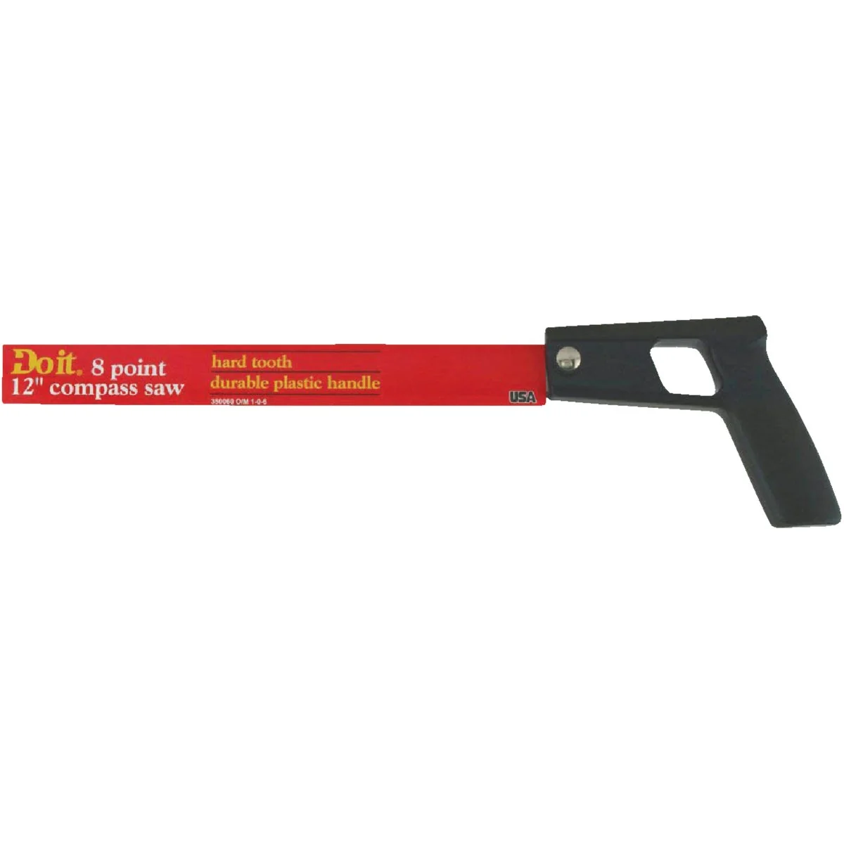 Superior Do it 12 In. L. Blade 8 TPI Plastic Handle Compass Saw Elegant
