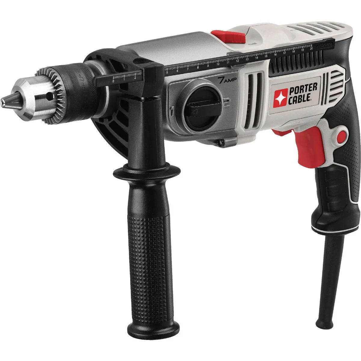 Classic Porter Cable 1 2 In. Keyed 7.0-Amp R 2-Speed Electric Hammer Drill Solid