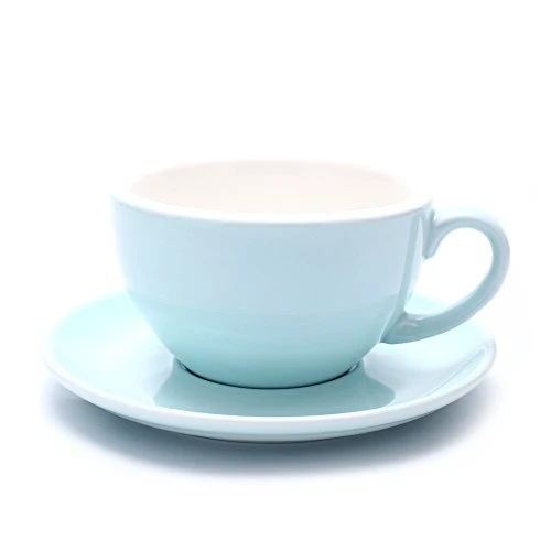Traditional Latte Art Cup and Saucer for Latte Cappuccino Effective
