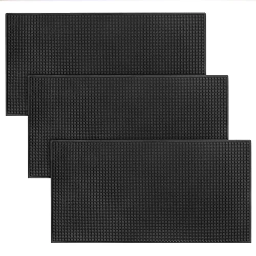 Effective 3 Pack Rubber Bar Mats 3 Count Selected
