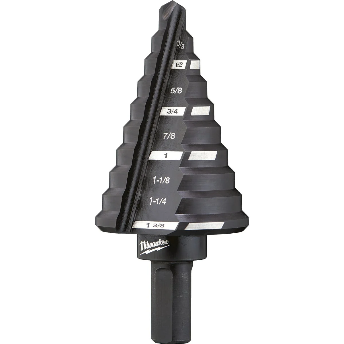 High-Grade Milwaukee 1 4 In. – 1-3 8 In. 5 Step Drill Bit 10 Steps Dependable