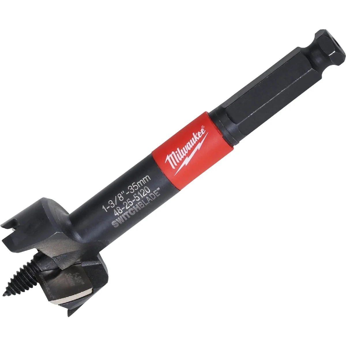 Carefully Designed Milwaukee 1-1 2 In. x 6.5 In. SwitchBlade Self-Feed Wood Bit Effective