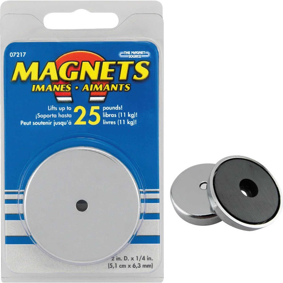 Exceptional Master Magnetics 2 in. 25 Lb. Magnetic Base Crafted