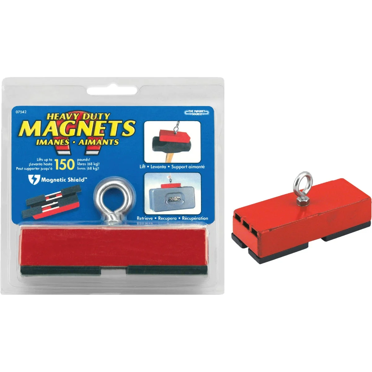 Crafted Master Magnetics 5 in. 150 Lb. Heavy Duty Retrieving Magnet Smart