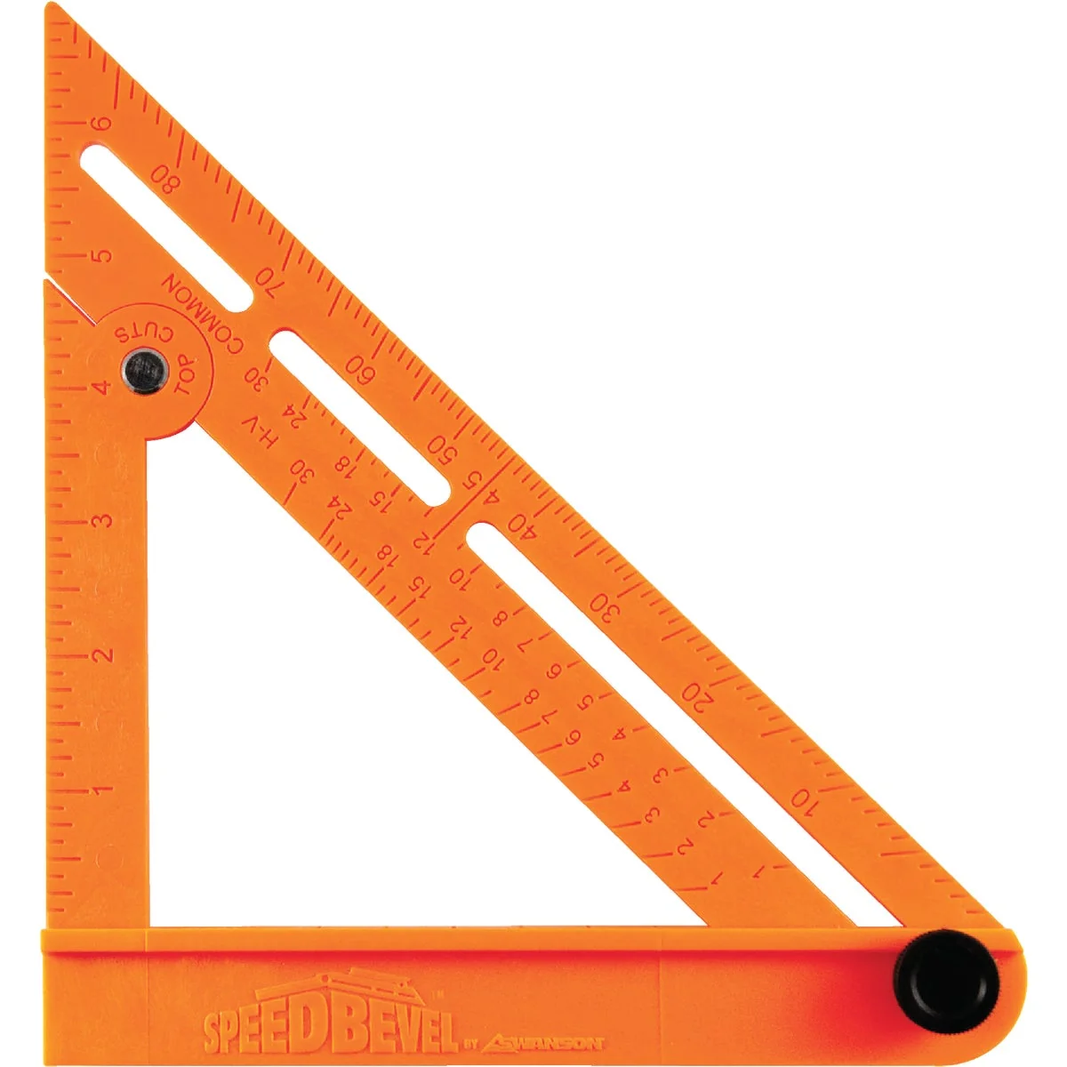 Pure Swanson Speed Bevel 7 In. Plastic Folding Square and T-Bevel Reusable