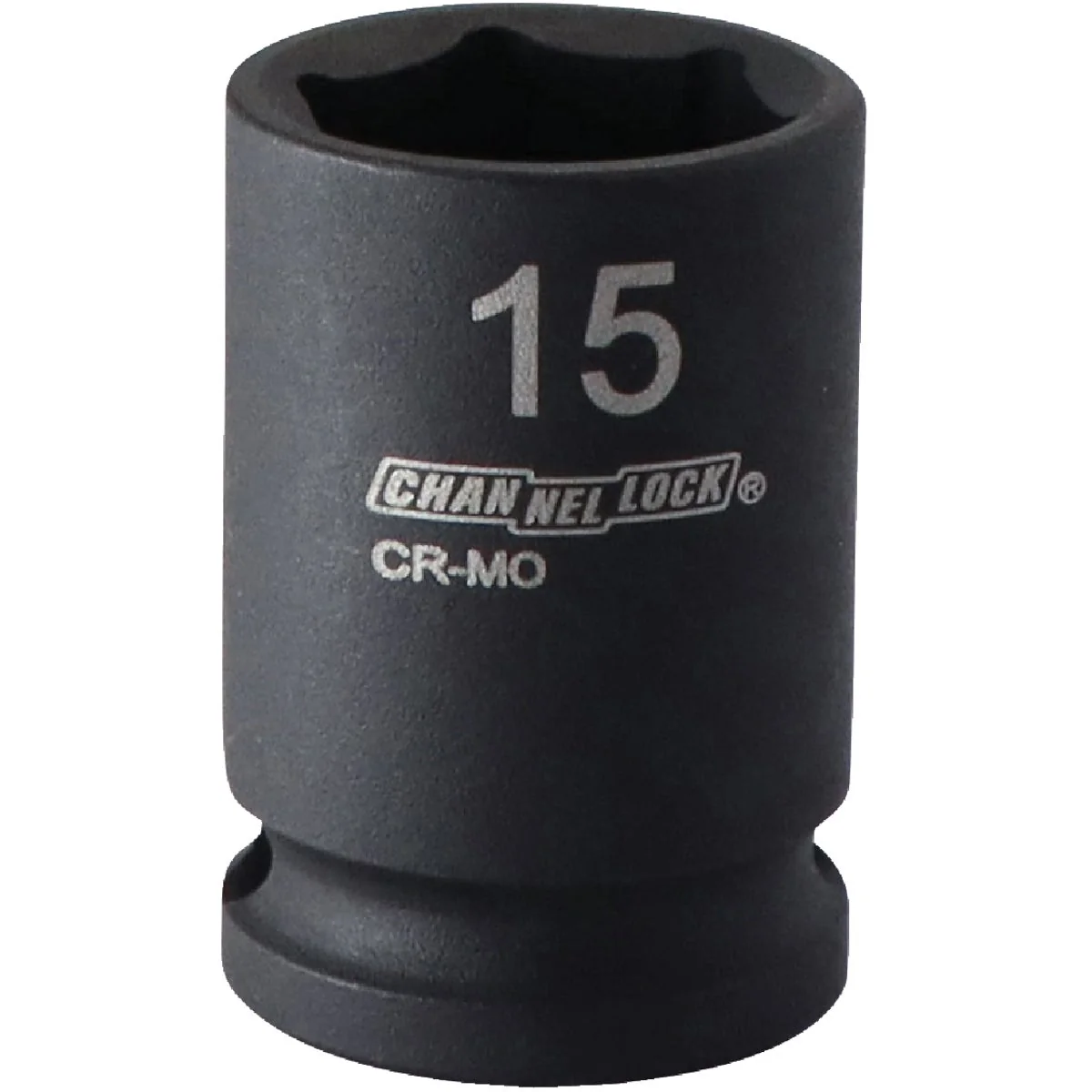 High-End Channellock 3 8 In. Drive 15 mm 6-Point Shallow Metric Impact Socket Original Design