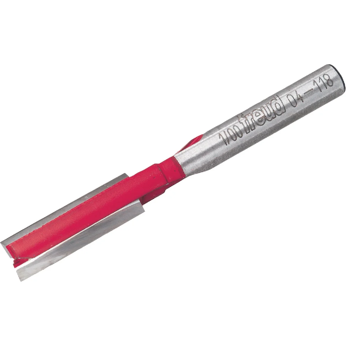 Fine Freud Carbide Tip 5 16 In. Double Flute Straight Bit Solid