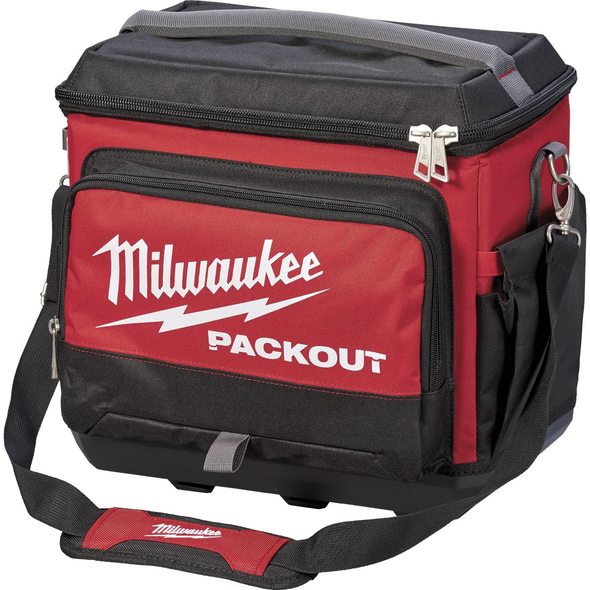 Flexible Milwaukee PACKOUT 5-Compartment Soft-Side Cooler Black Red Breathable