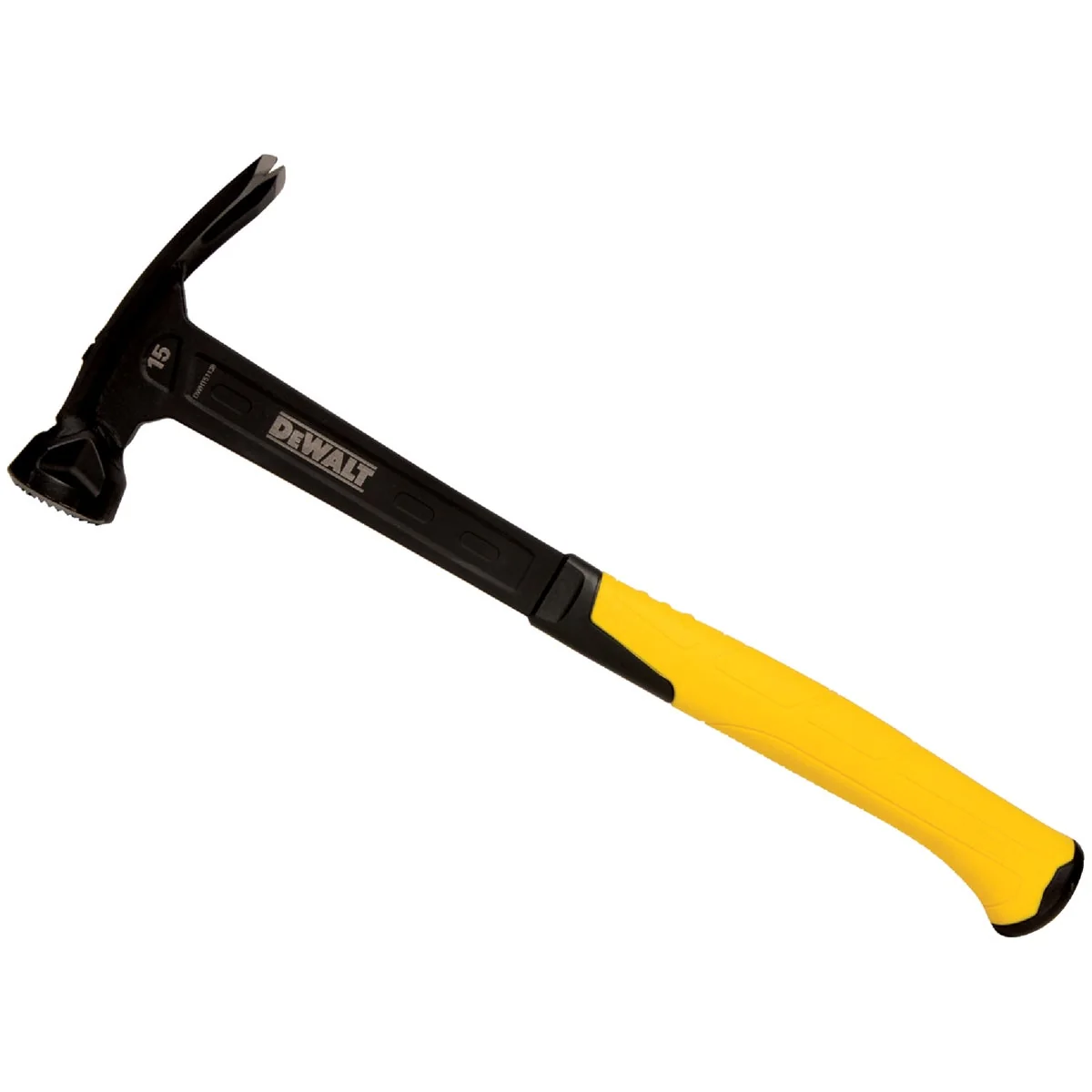 Genuine DeWalt 14 Oz. Milled-Face MIG Weld Framing Hammer with Steel Handle World-Class