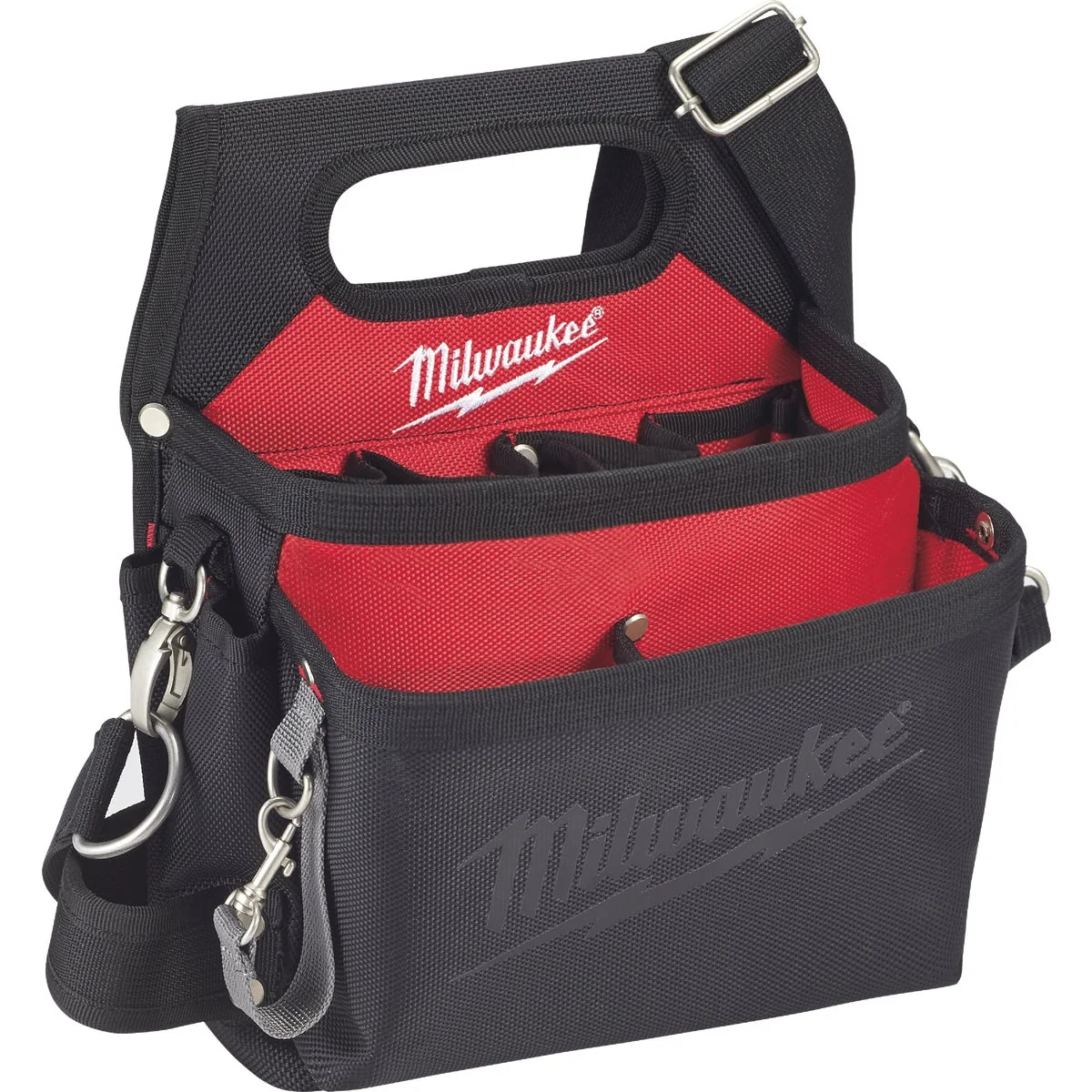 High-Performance Milwaukee 15-Pocket Electrician’s Tool Pouch w Quick Adjust Belt Reusable