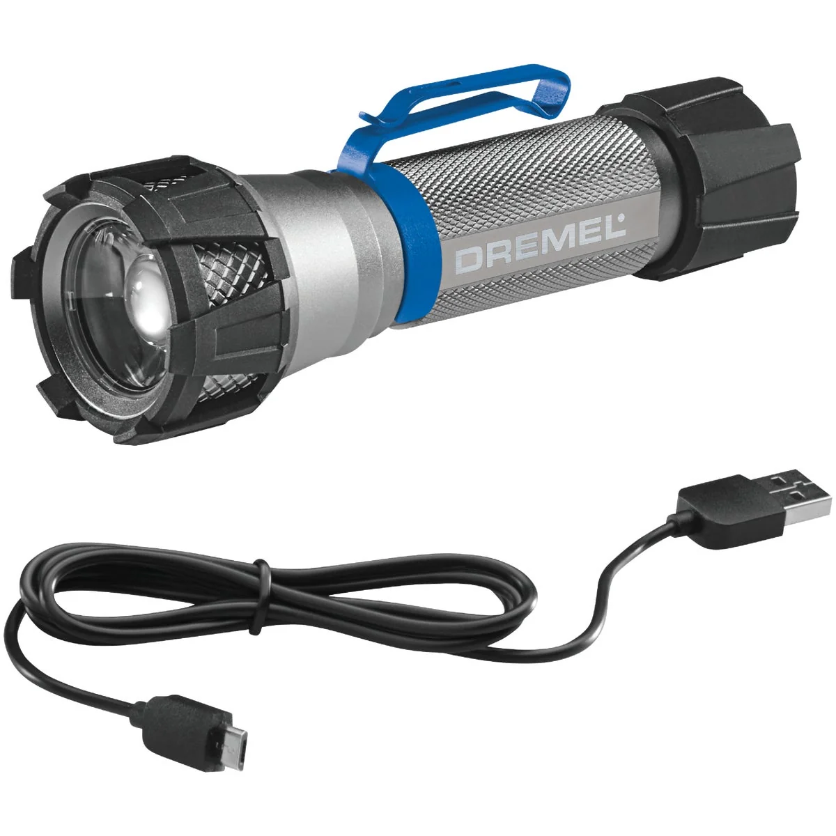 Contemporary Dremel Home Solutions LED Aluminum 500 Lm. USB Rechargeable Flashlight High-Performance