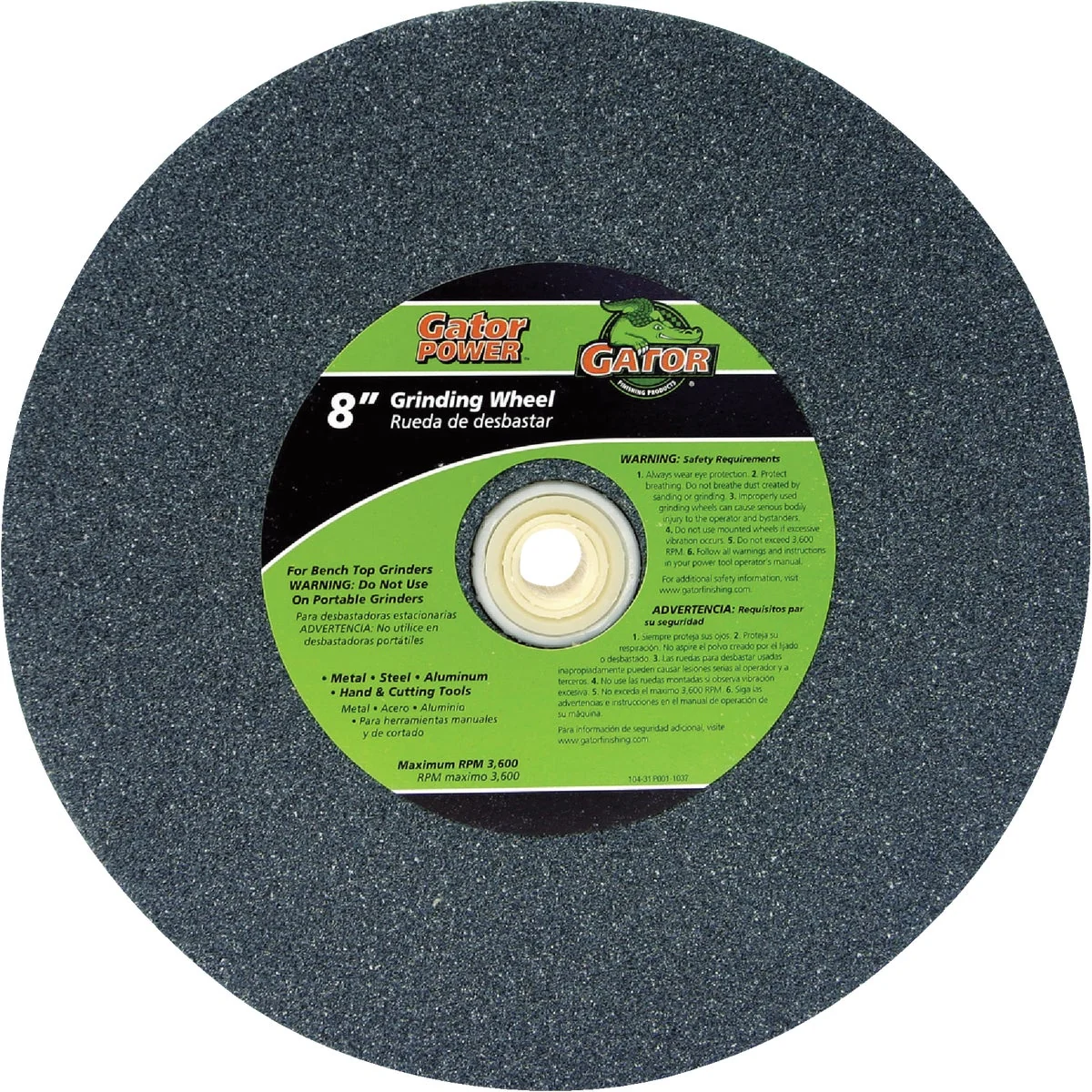 Lightweight Gator Blade 8 In. 1 In. Adjustable – 1 3 4 5 8 Bench Grinding Wheel Minimalist
