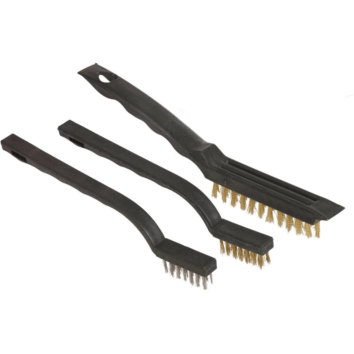 Easy-to-Use Great Neck Wire Brush Set 3-Pack Original