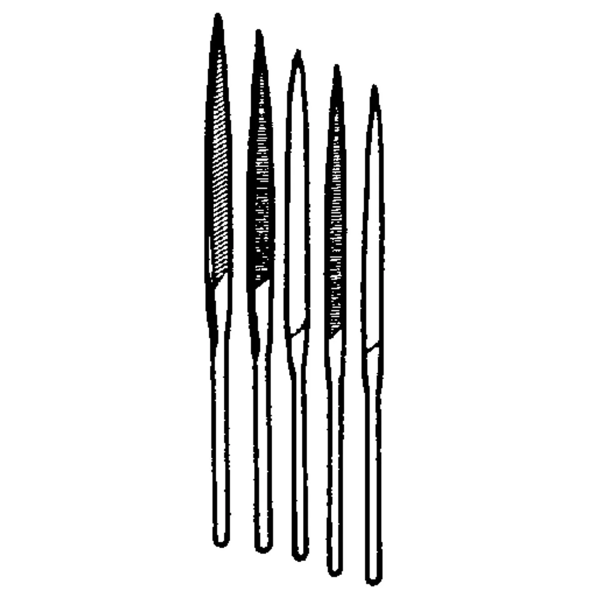 Original Great Neck Needle File Set 6-Piece Efficient
