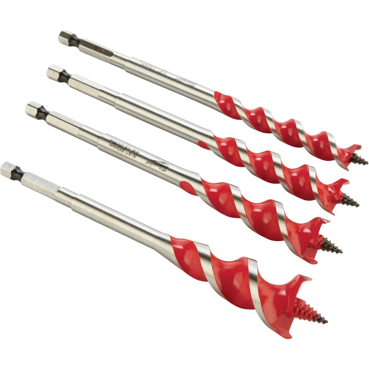 Premium Milwaukee SPEED FEED 4-Piece Auger Bit Set Trendy