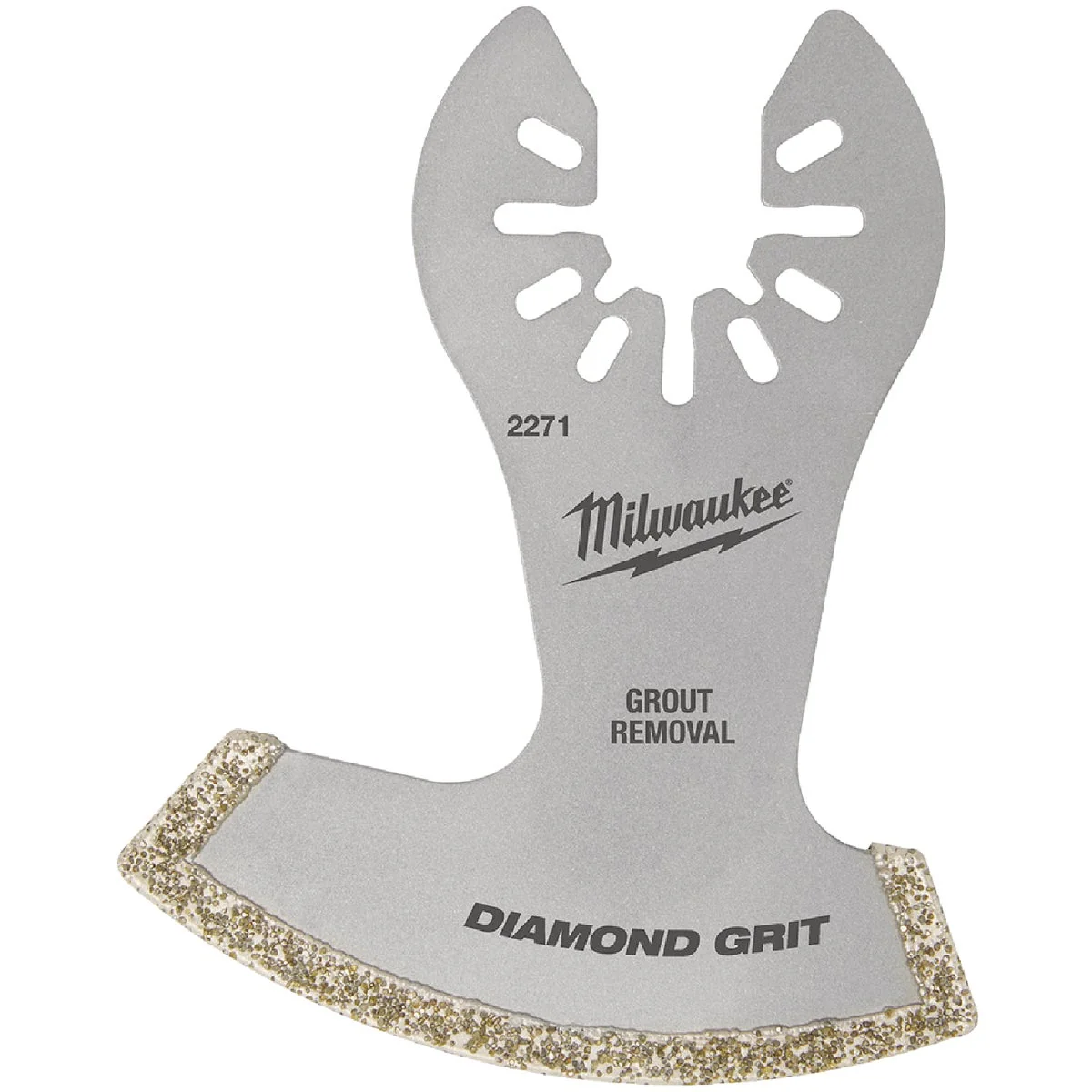 Secure Milwaukee OPEN-LOK 2-1 2 In. Diamond Grit Boot Oscillating Blade Excellent