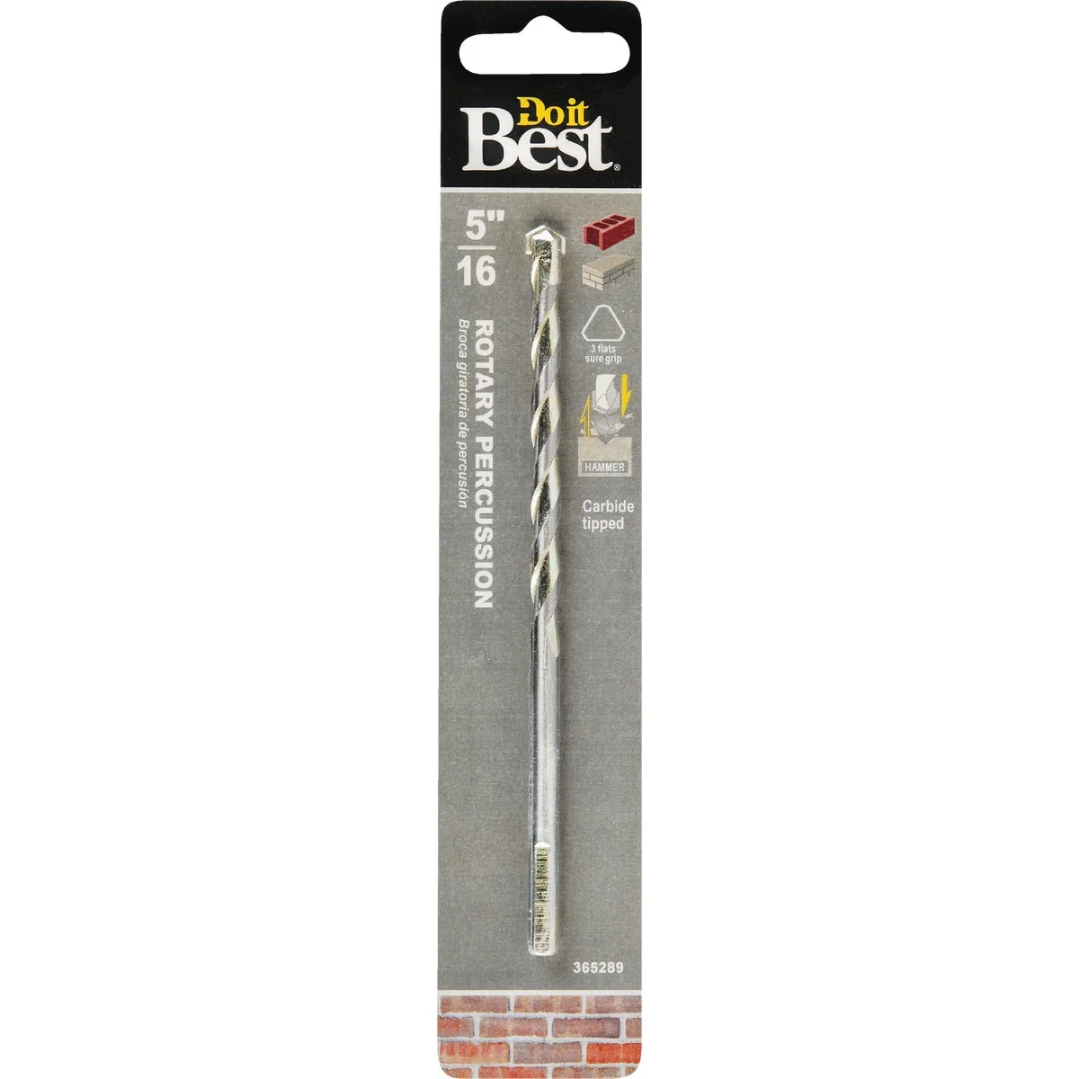 Exclusive Do it 5 16 In. x 6 In. Rotary Percussion Masonry Drill Bit Soft
