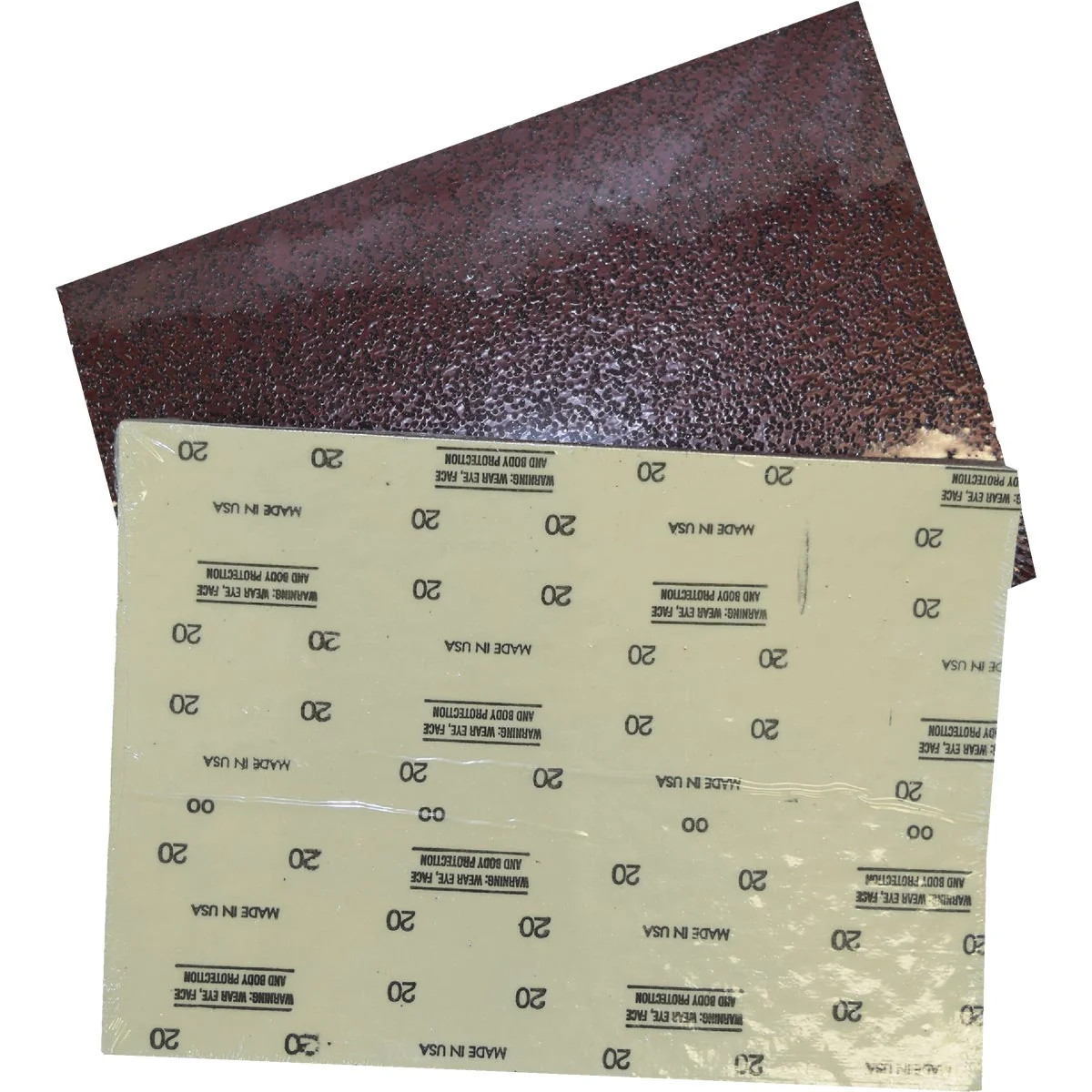 Dependable Virginia Abrasives 12 In. x 18 In. 60 Grit Floor Sanding Sheet for Flecto Buff Organic