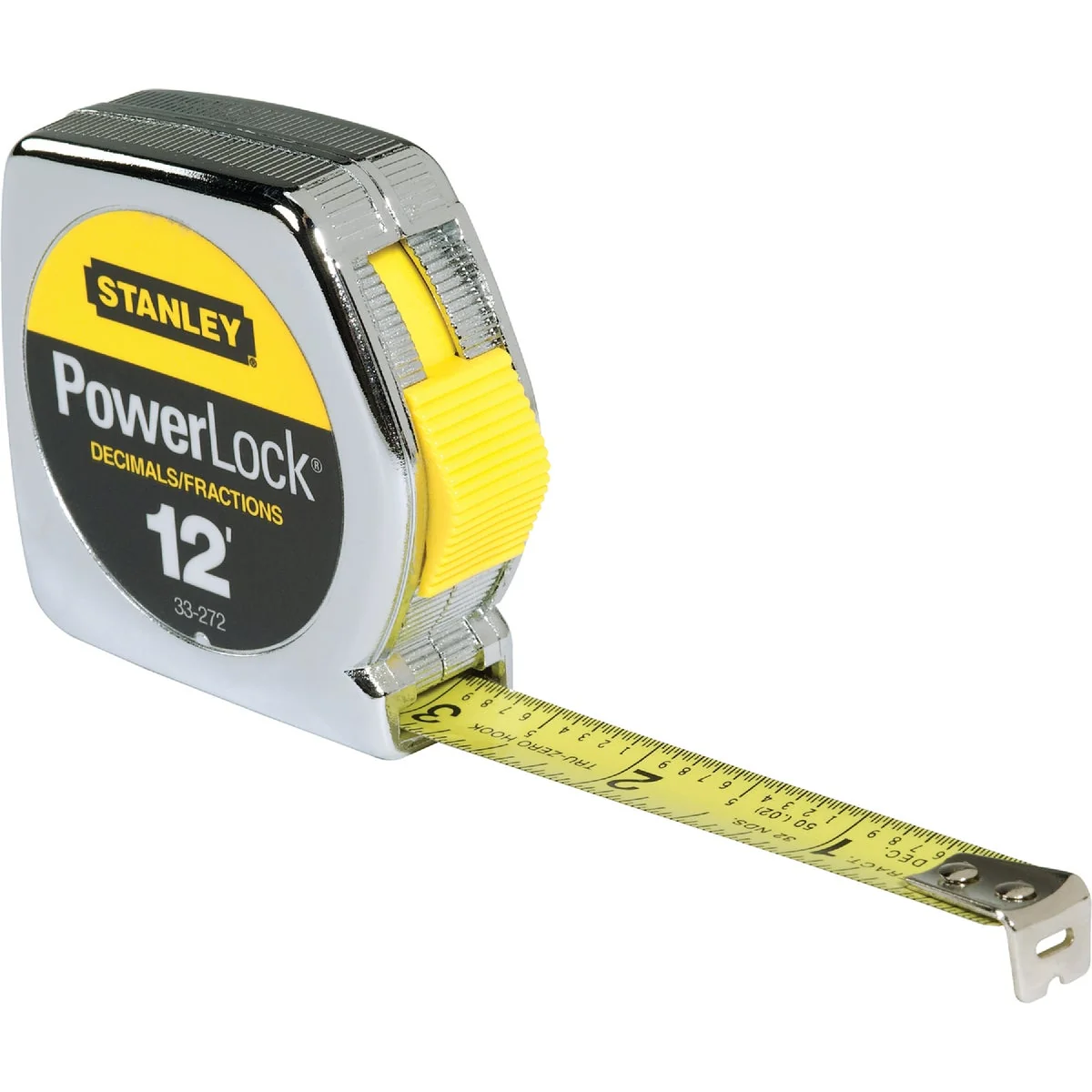 Elegant Stanley PowerLock 12 Ft. Fractional Decimal Engineer’s Tape Measure Outstanding