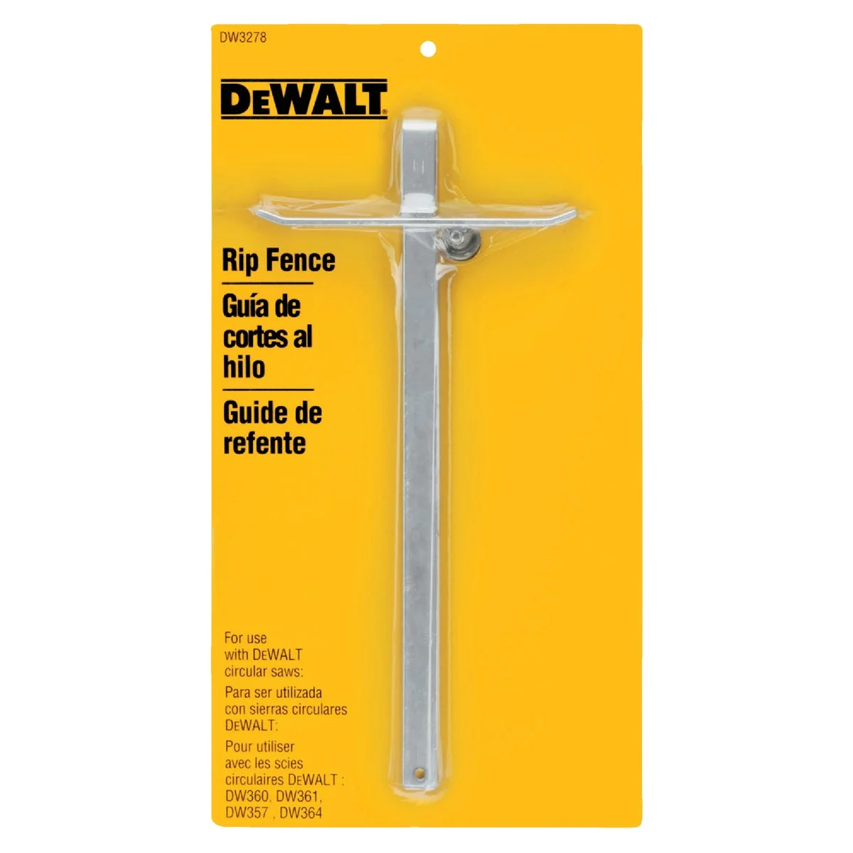 Expertly Made DeWalt Circular Saw Rip Fence Quality