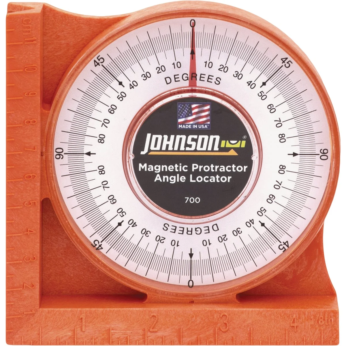 Recyclable Johnson Level Plastic Magnetic Protractor Angle Locator Consistent