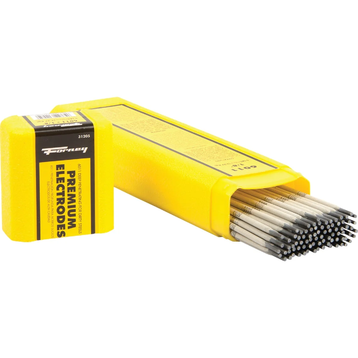 Clean Forney E6011 Mild Steel Deep Penetration Electrode 1 8 In. 5 Lb. Fine