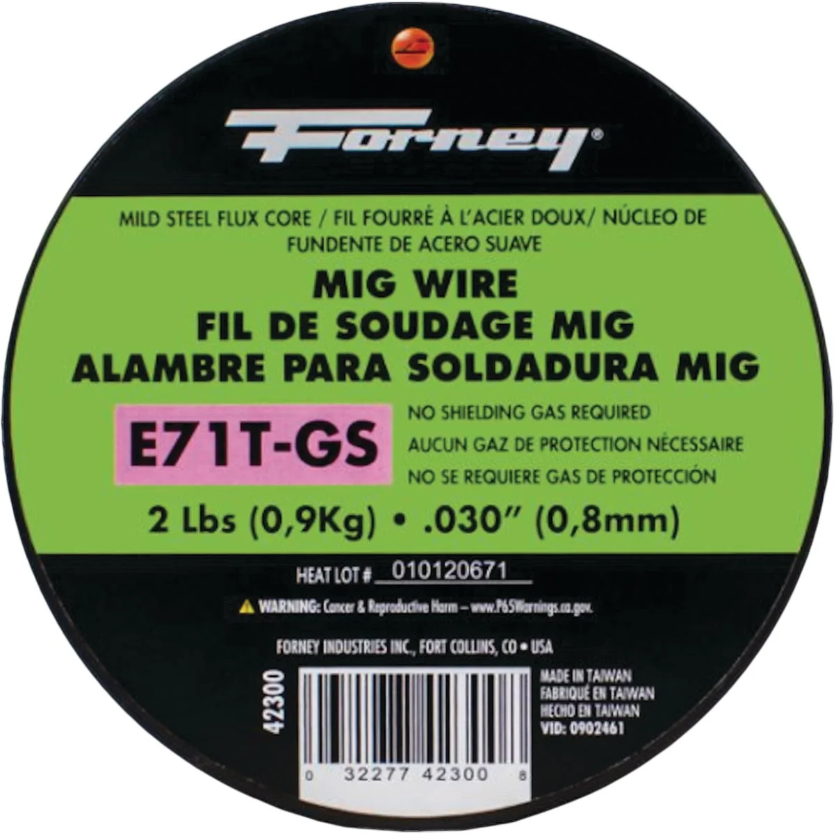 Superior Forney E71T-GS 0.030 In. Flux Core Mild Steel Mig Wire 2 Lb. Fast