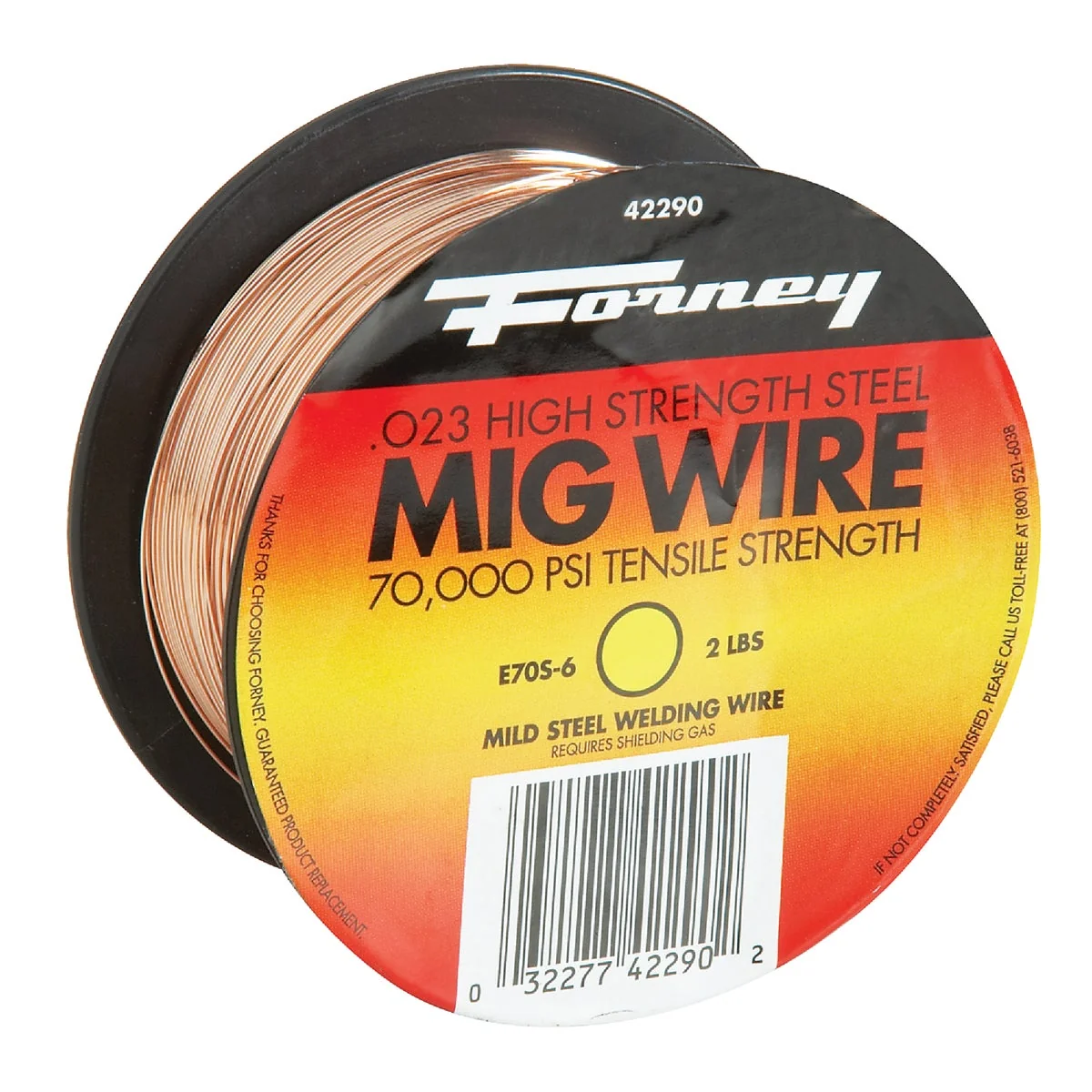 Fine Forney ER70S-6 Mild Steel Mig Wire 0.024 In. 2 Lb. Carefully Designed