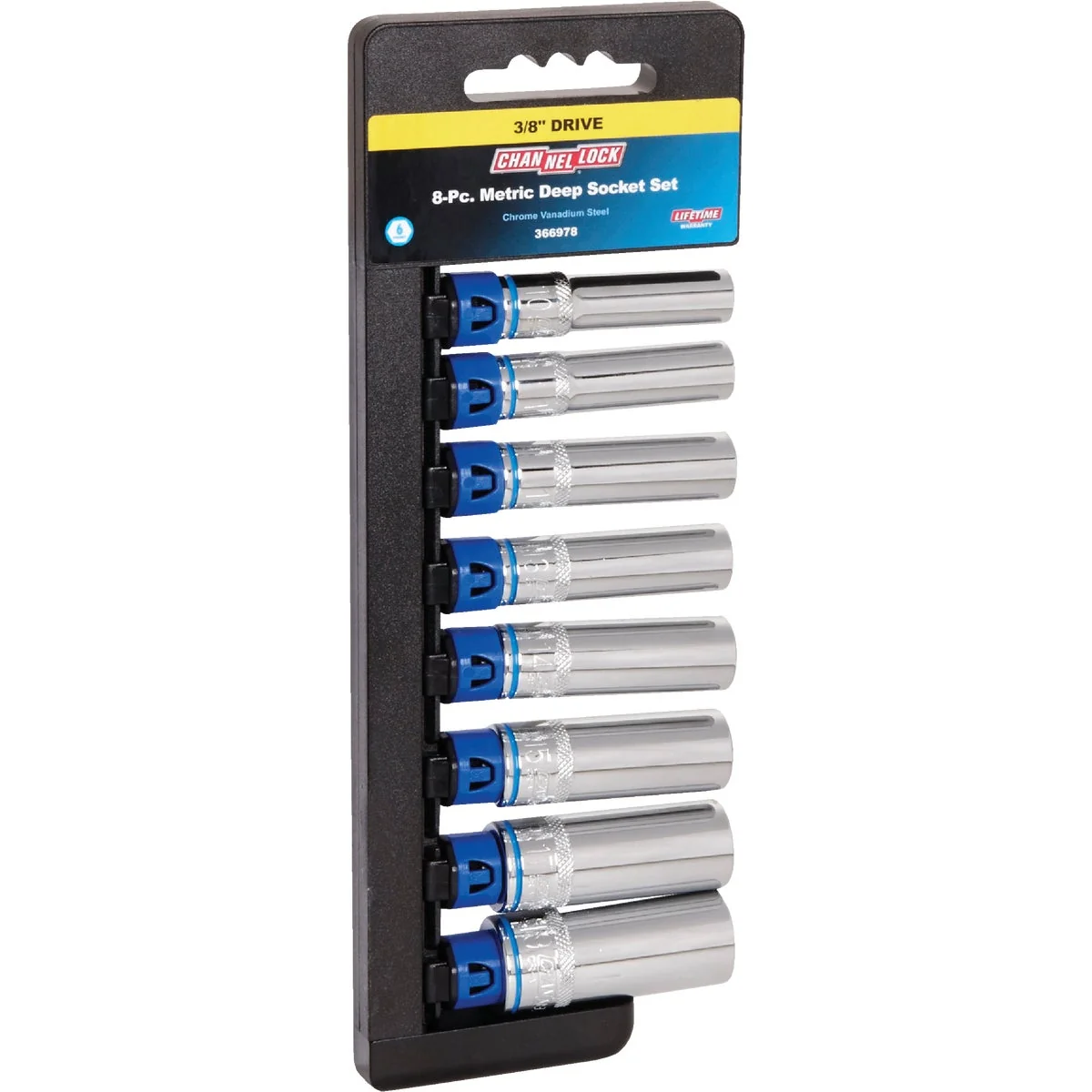 Luxury Channellock Metric 3 8 In. Drive 6-Point Deep Socket Set 8-Piece Top-Quality