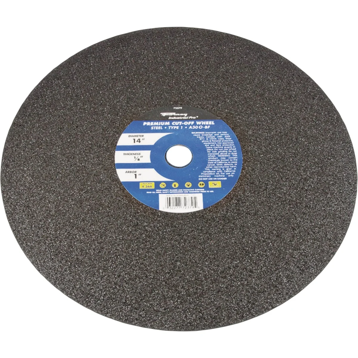 Authentic Forney Industrial Pro Type 1 14 In. x 1 8 In. x 1 In. Steel Premium Cut-Off Wheel Original