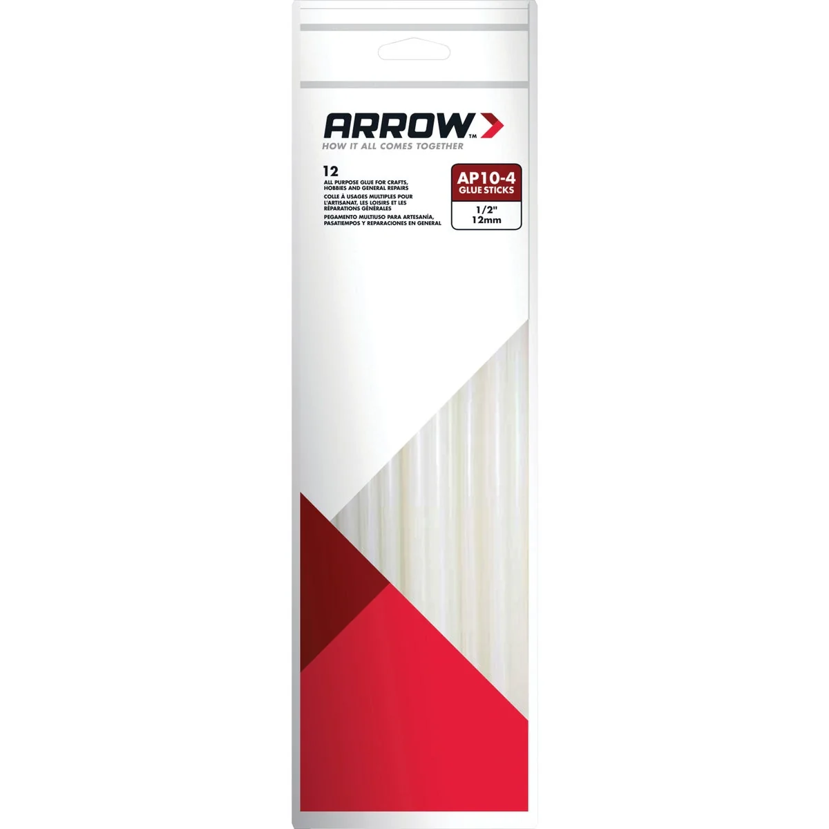 Smooth Arrow 10 In. Standard Clear Hot Melt Glue 12-Pack Breathable