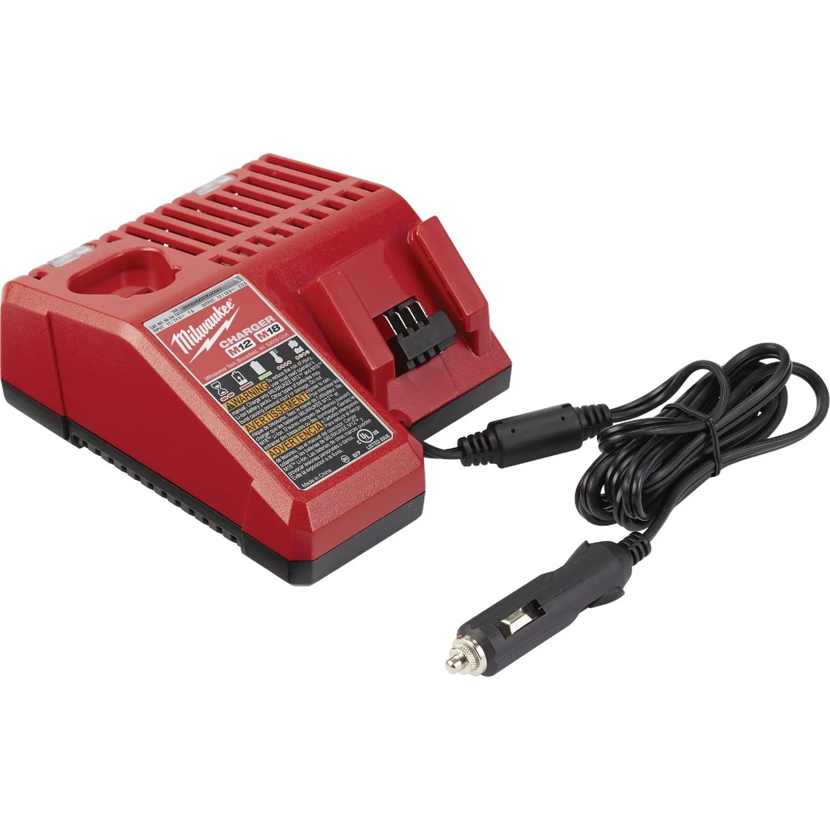 Reliable Milwaukee M18 M12 18 Volt and 12 Volt Lithium-Ion DC Vehicle Battery Charger Consistent