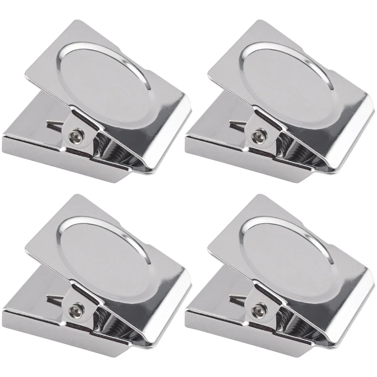 Professional MagnetSource 5 Lb. Capacity Magnetic Metal Clip 4-Pack Green