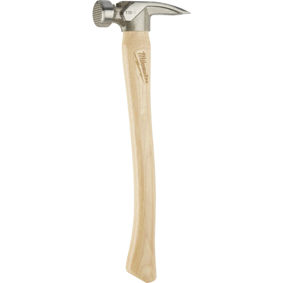 Healthy Milwaukee 19 Oz. Milled-Face Framing Hammer with Hickory Handle Comfortable