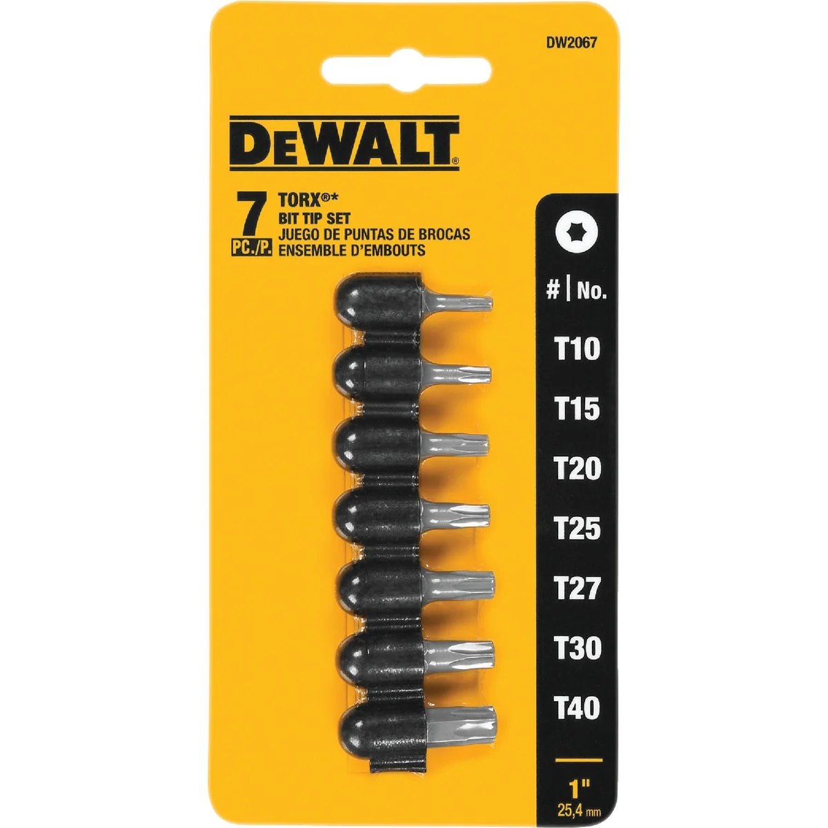 Consistent DeWalt 7-Piece Torx Insert Screwdriver Bit Set Authentic