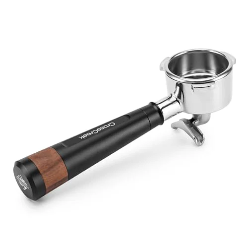 Reusable 54mm Double Spout Portafilter for Breville 3 Ear Aluminum Handle High-Quality