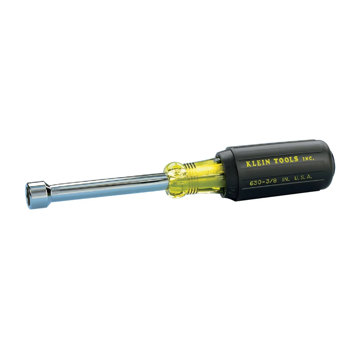 Enhanced Klein Standard 1 4 In. Nut Driver with 3 In. Hollow Shank Professional