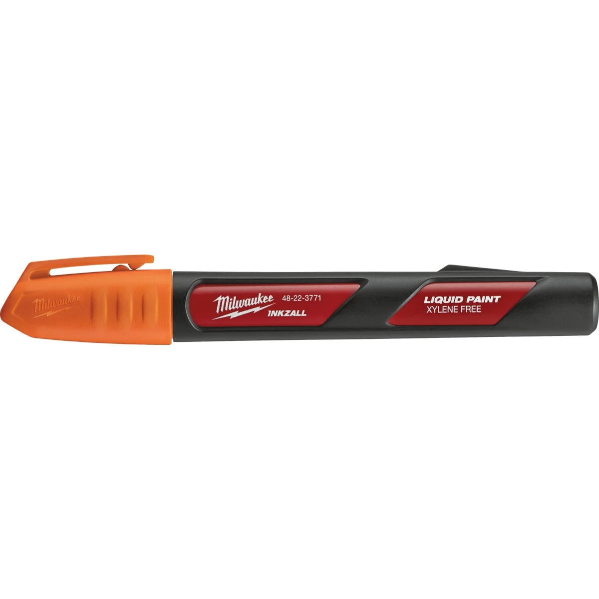 Relaxed Milwaukee INKZALL Nib Point Orange Liquid Paint Job Site Marker User-Friendly