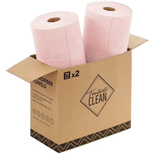 Professional Microfiber Cleaning Cloth Rolls 150 Count Trusted