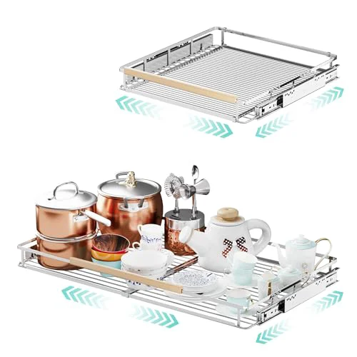Original Design 2Pack Expandable Pull Out Cabinet Organizer 2 Count Practical