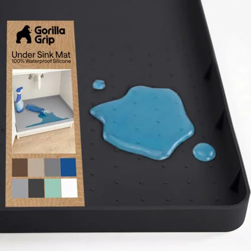 Recyclable Waterproof Silicone Under Sink Mat Lightweight